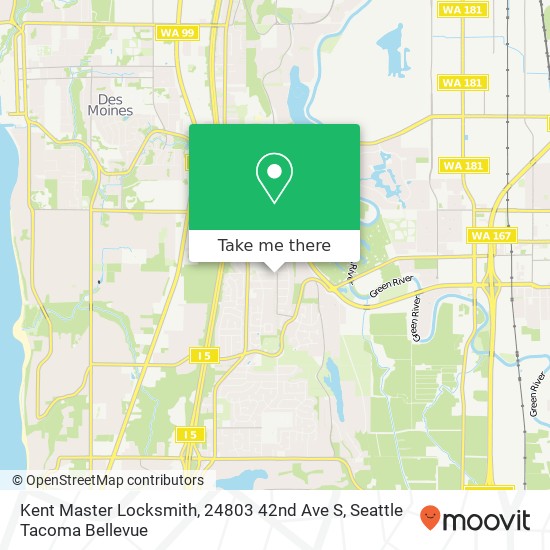 Kent Master Locksmith, 24803 42nd Ave S map