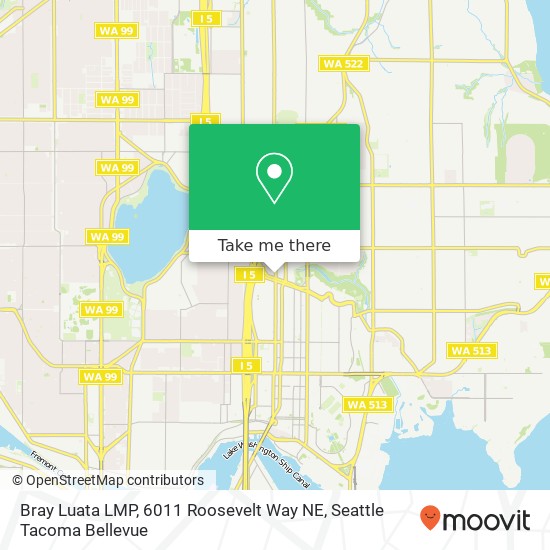 Mapa de Bray Luata LMP, 6011 Roosevelt Way NE