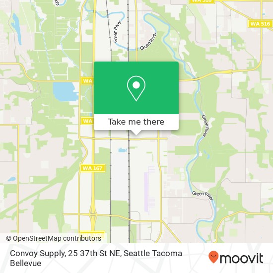 Mapa de Convoy Supply, 25 37th St NE