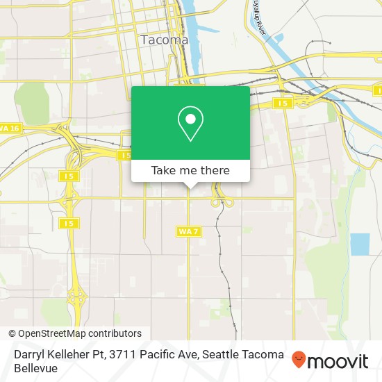 Mapa de Darryl Kelleher Pt, 3711 Pacific Ave
