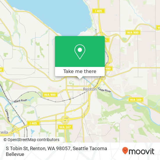 S Tobin St, Renton, WA 98057 map