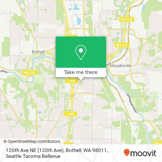 120th Ave NE (120th Ave), Bothell, WA 98011 map