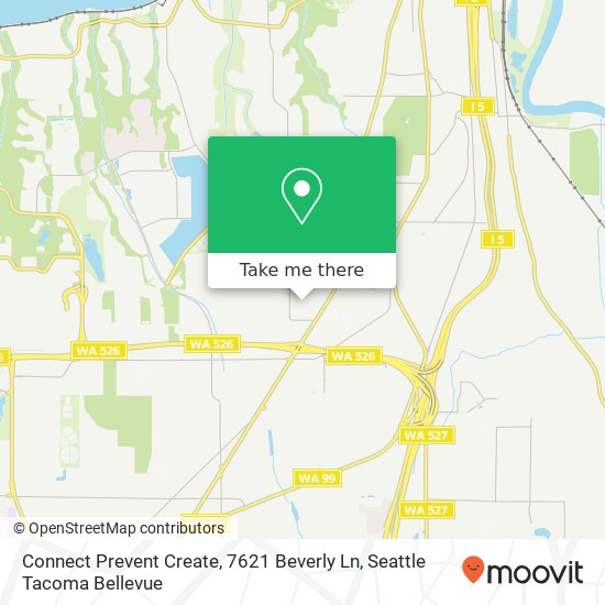 Mapa de Connect Prevent Create, 7621 Beverly Ln