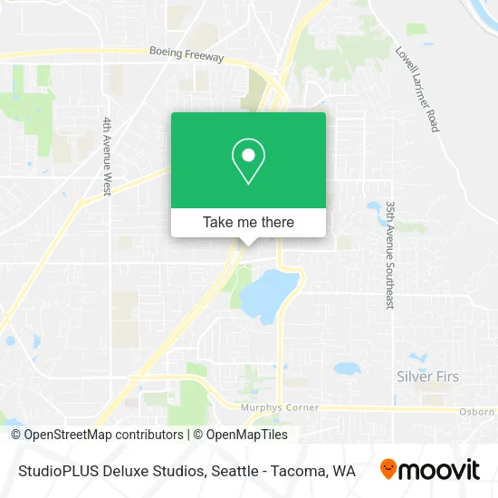 Mapa de StudioPLUS Deluxe Studios