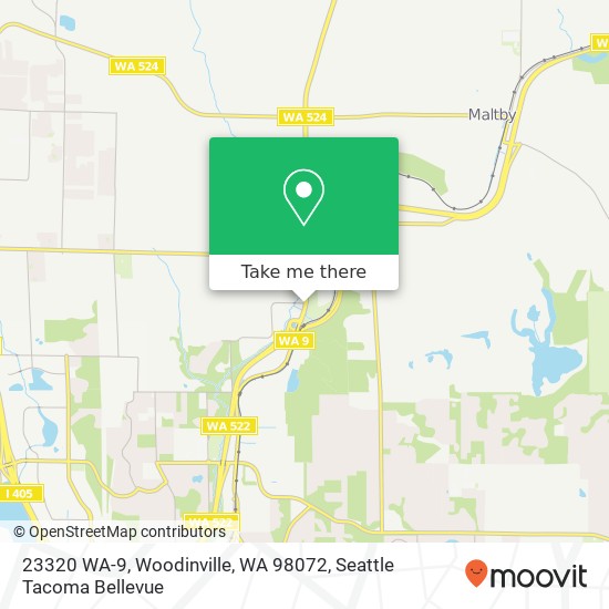 Mapa de 23320 WA-9, Woodinville, WA 98072