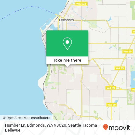 Mapa de Humber Ln, Edmonds, WA 98020