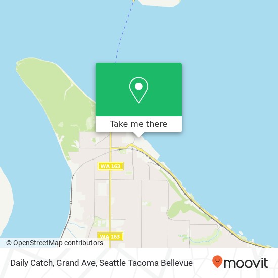 Daily Catch, Grand Ave map