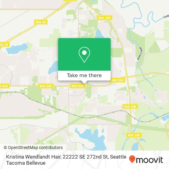 Kristina Wendlandt Hair, 22222 SE 272nd St map