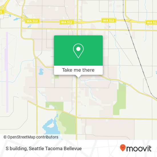 Mapa de S building, 134 134th St S S building, Parkland, WA 98444, USA