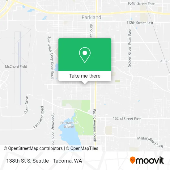 138th St S map