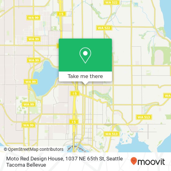 Moto Red Design House, 1037 NE 65th St map