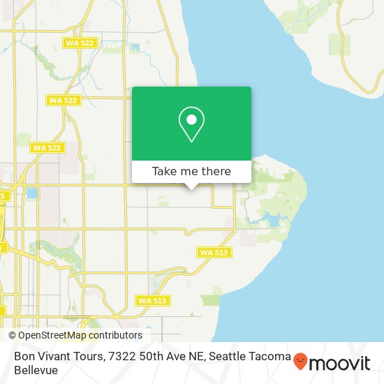 Bon Vivant Tours, 7322 50th Ave NE map