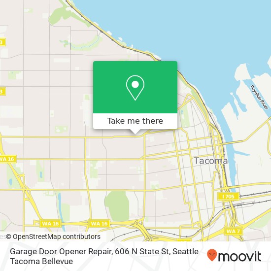 Garage Door Opener Repair, 606 N State St map