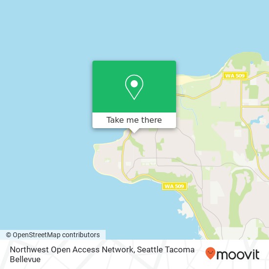 Mapa de Northwest Open Access Network