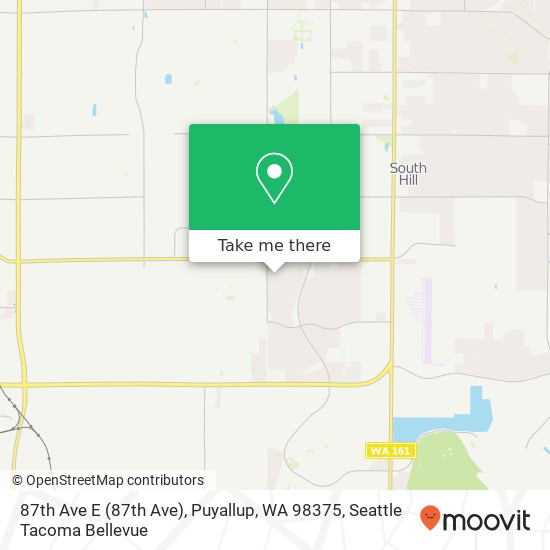 87th Ave E (87th Ave), Puyallup, WA 98375 map