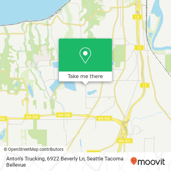 Mapa de Anton's Trucking, 6922 Beverly Ln