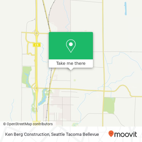 Ken Berg Construction map