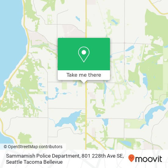 Mapa de Sammamish Police Department, 801 228th Ave SE