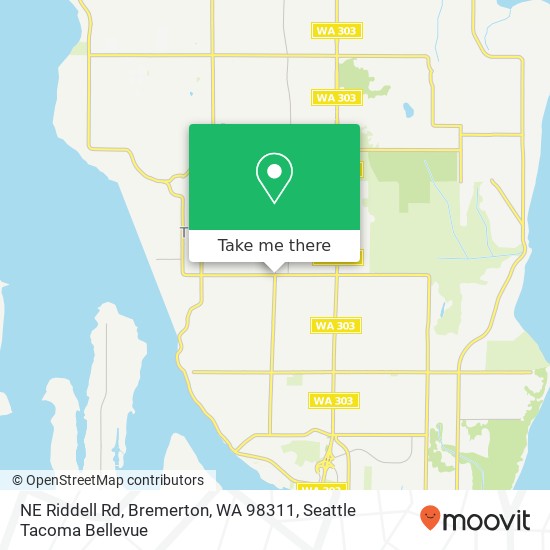 NE Riddell Rd, Bremerton, WA 98311 map