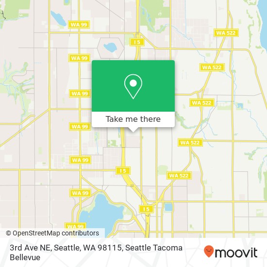 3rd Ave NE, Seattle, WA 98115 map