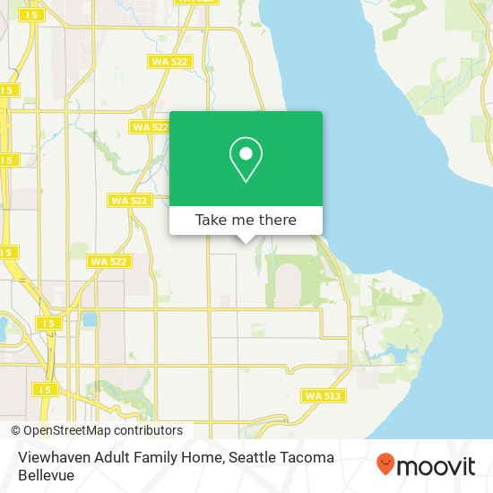 Mapa de Viewhaven Adult Family Home