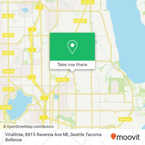 Vitalitree, 8815 Ravenna Ave NE map