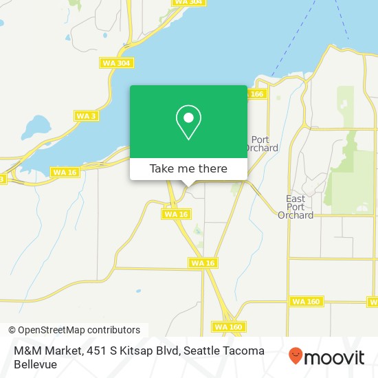 M&M Market, 451 S Kitsap Blvd map