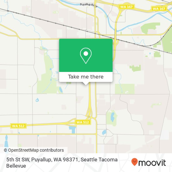 Mapa de 5th St SW, Puyallup, WA 98371