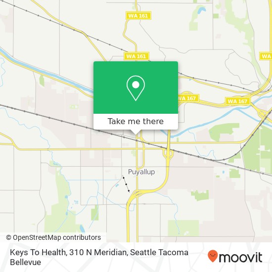 Mapa de Keys To Health, 310 N Meridian