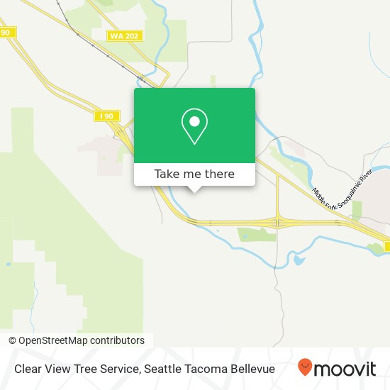 Clear View Tree Service, 13533 421st Ave SE map