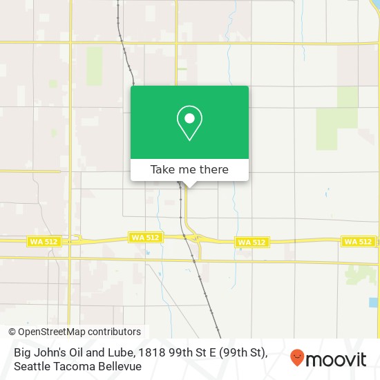 Mapa de Big John's Oil and Lube, 1818 99th St E