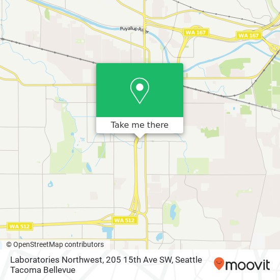 Laboratories Northwest, 205 15th Ave SW map