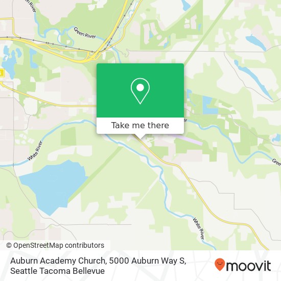 Mapa de Auburn Academy Church, 5000 Auburn Way S