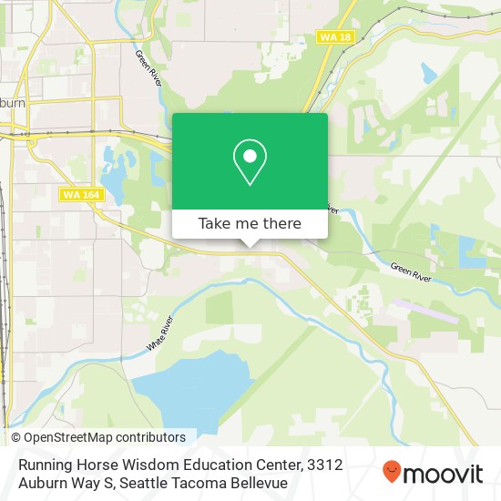 Mapa de Running Horse Wisdom Education Center, 3312 Auburn Way S