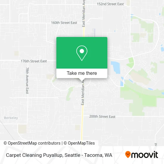 Carpet Cleaning Puyallup map