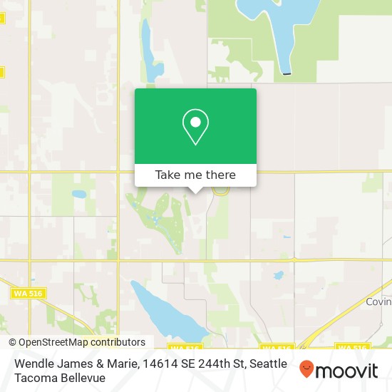Mapa de Wendle James & Marie, 14614 SE 244th St