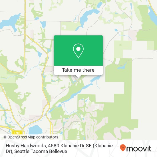 Husby Hardwoods, 4580 Klahanie Dr SE map