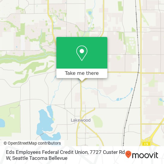 Mapa de Eds Employees Federal Credit Union, 7727 Custer Rd W