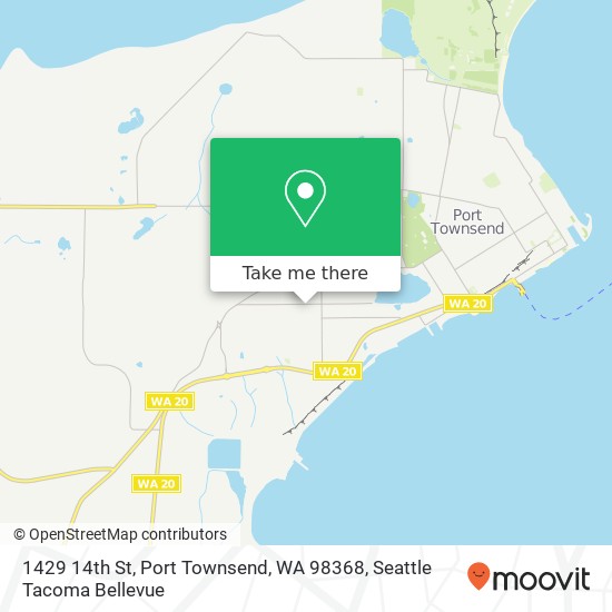 Mapa de 1429 14th St, Port Townsend, WA 98368