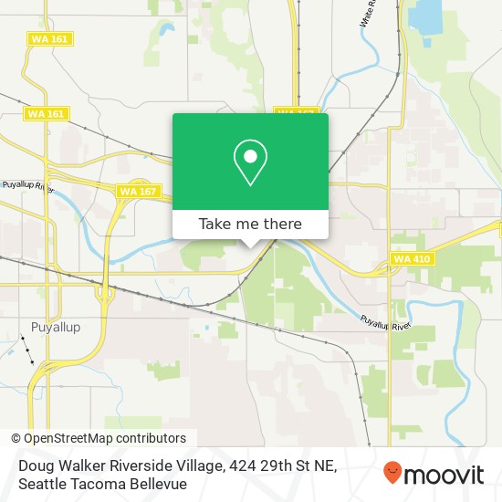 Mapa de Doug Walker Riverside Village, 424 29th St NE