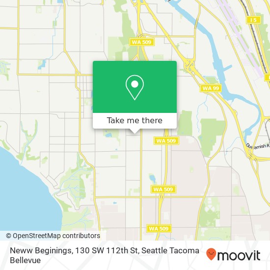Neww Beginings, 130 SW 112th St map