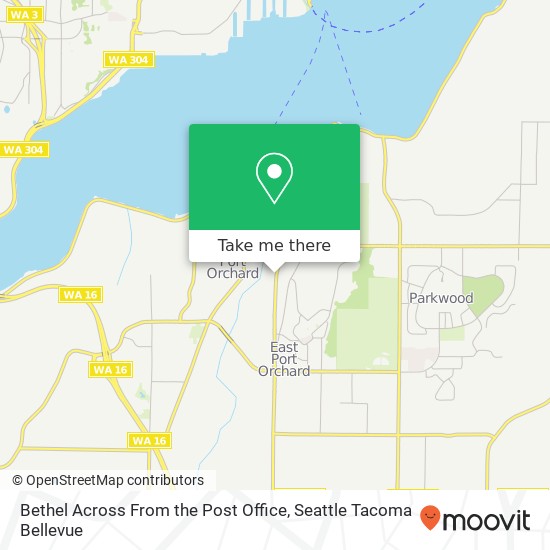 Mapa de Bethel Across From the Post Office