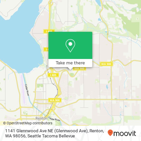 1141 Glennwood Ave NE (Glennwood Ave), Renton, WA 98056 map