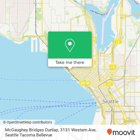 Mapa de McGaughey Bridges Dunlap, 3131 Western Ave