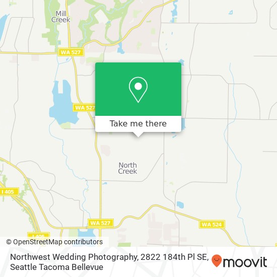 Mapa de Northwest Wedding Photography, 2822 184th Pl SE