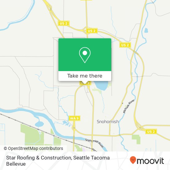 Star Roofing & Construction map