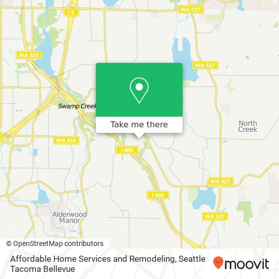 Mapa de Affordable Home Services and Remodeling