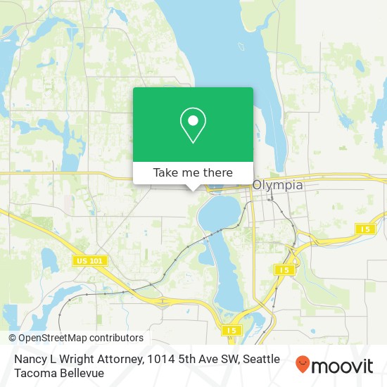 Mapa de Nancy L Wright Attorney, 1014 5th Ave SW