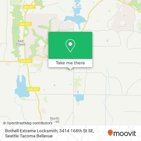 Bothell Extreme Locksmith, 3414 168th St SE map