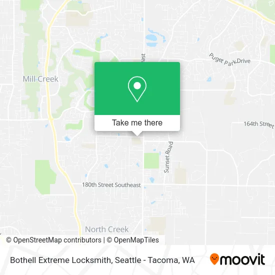 Mapa de Bothell Extreme Locksmith